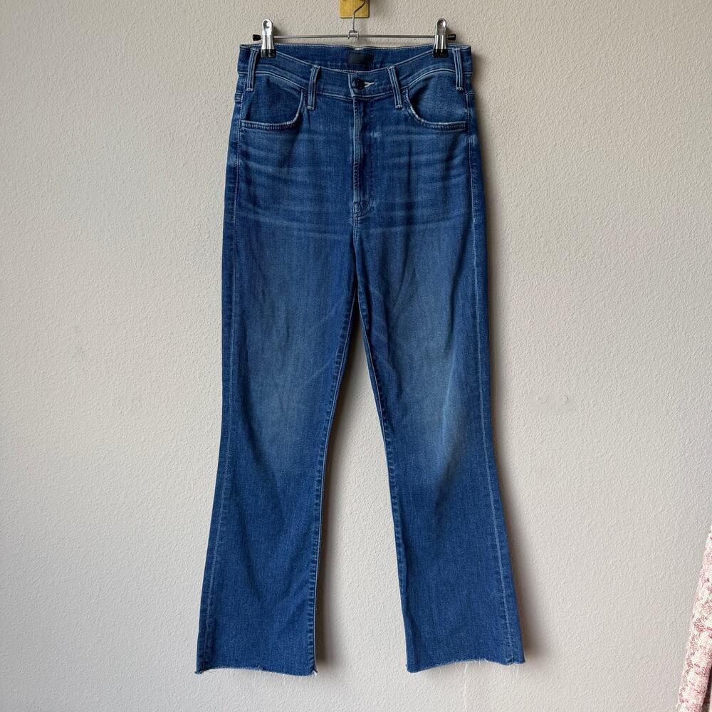 MOTHER The Hustler Ankle Fray Jeans in Wish On A Star Size 28 - Picture 2 of 8